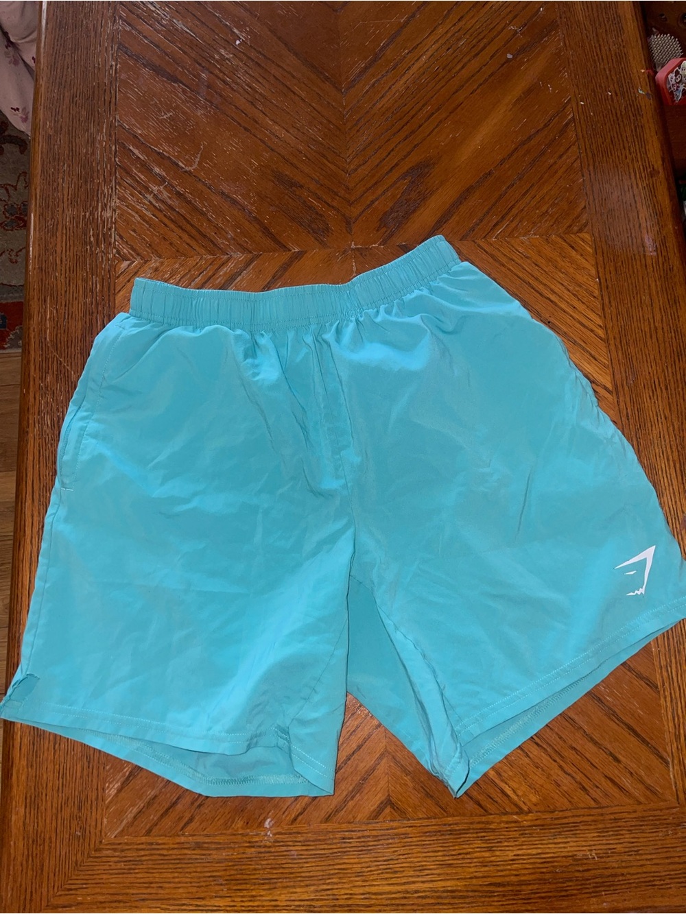 Gymshark Teal Men's Athletic Shorts